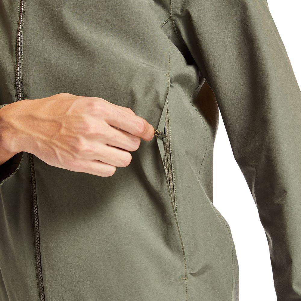 Chaquetas Timberland Hombre Ragged Mountain Waterproof Verde Oliva - Chile UMX-367409